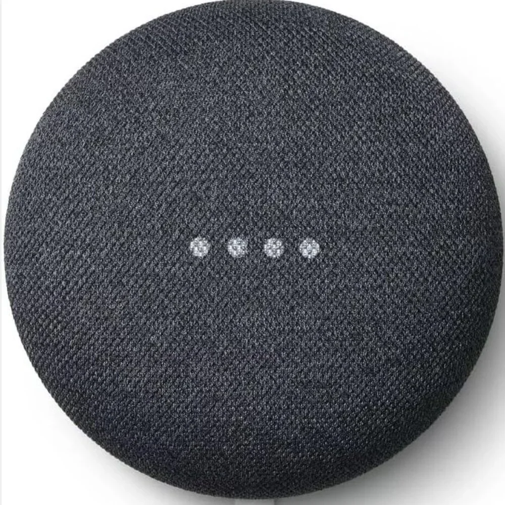 Charcoal Google Nest Mini 2nd Generation Smart Speaker with Google Assistant